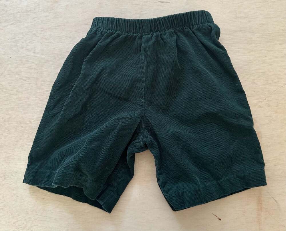 Bailey Boys Classics Green Corduroy Shorts Size 3T